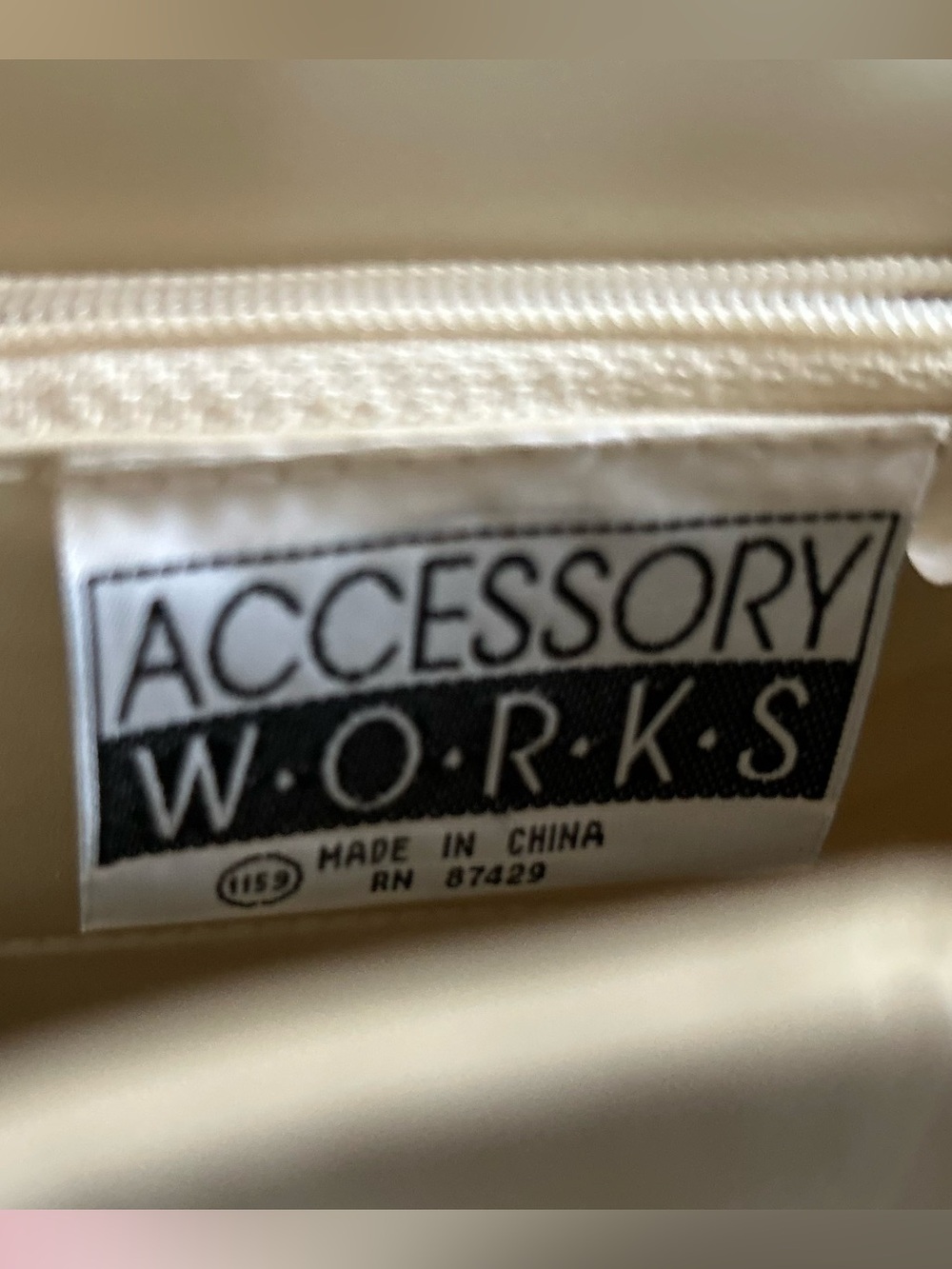 Accessory Works Cream Bag With Bamboo Handle and 44” Removable Strap - Picture 5 of 6